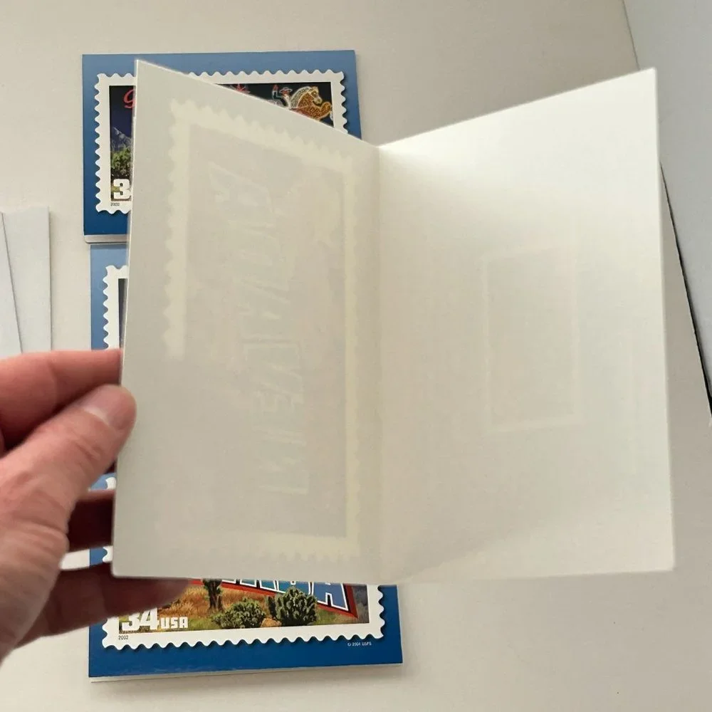 Lot of‎ 5 USPS Greetings from Nevada Stamp Postcard Envelope & Keychain 34 Cent